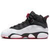 Air Jordan 6 Rings GS Nero Rosso Varsity Scarpe da Ginnastica per Bambini Rosso Università Bianco 323419-067