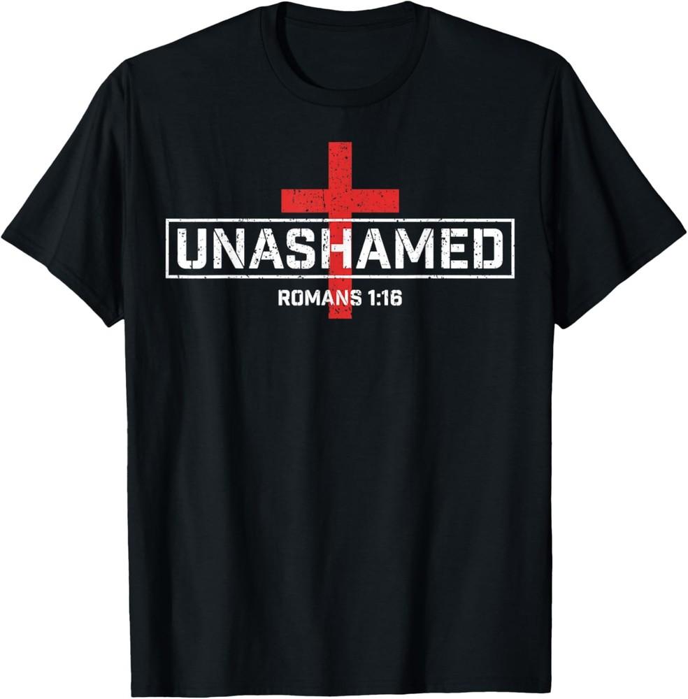 Vintage Unashamed Romans 1_16 T-Shirt Unisex T-Shirt L