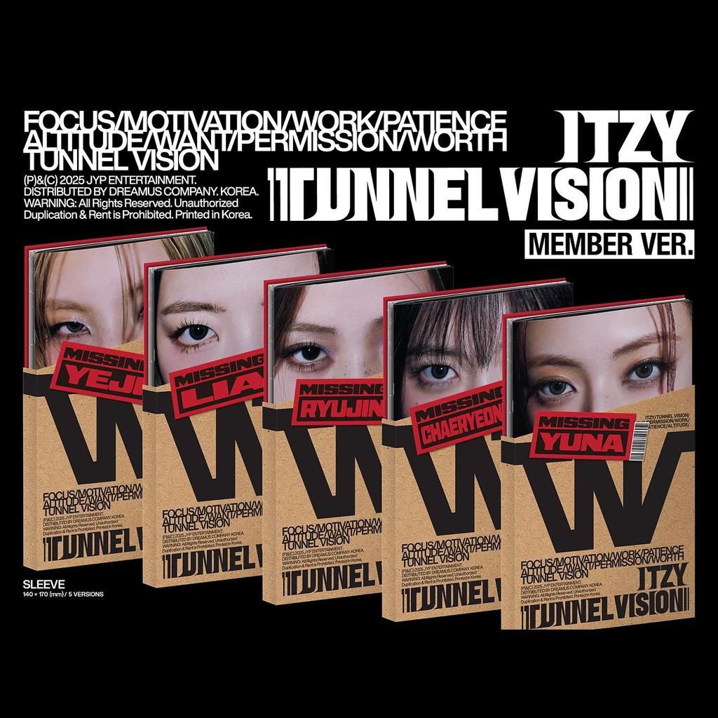 [Pre-order] ITZY [TUNNEL VISION] Member Ver. + Free Gift