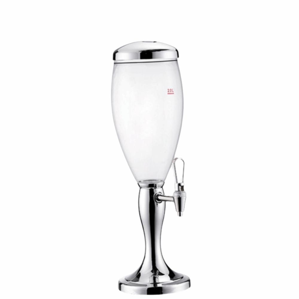 Dual-Head Faucet Beer Dispenser with Icicles Drink Holder Creative Beverage Machine Bar Use