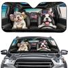 Creative Animal Car Sunshade - Cute Dog Sticker Package