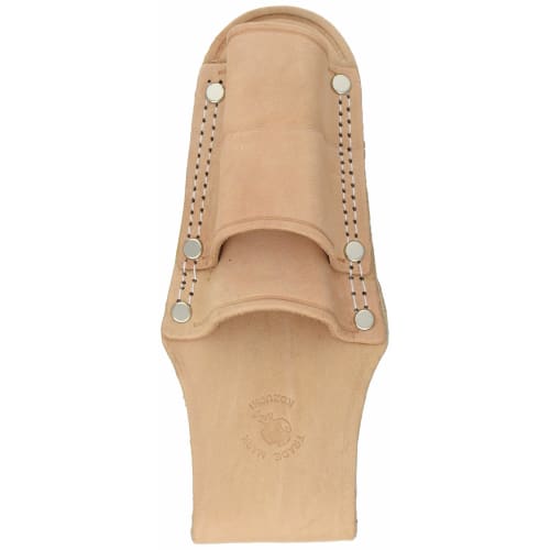 KOZUCHI Tanned Leather Pliers Holder, 2-Tier, Double-Stitched, Embossed, SP-04