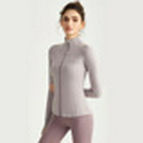 

Women s Quick-Dry Yoga & Running Jacket - Long Sleeve Fitness Top for Autumn/Winter XXL