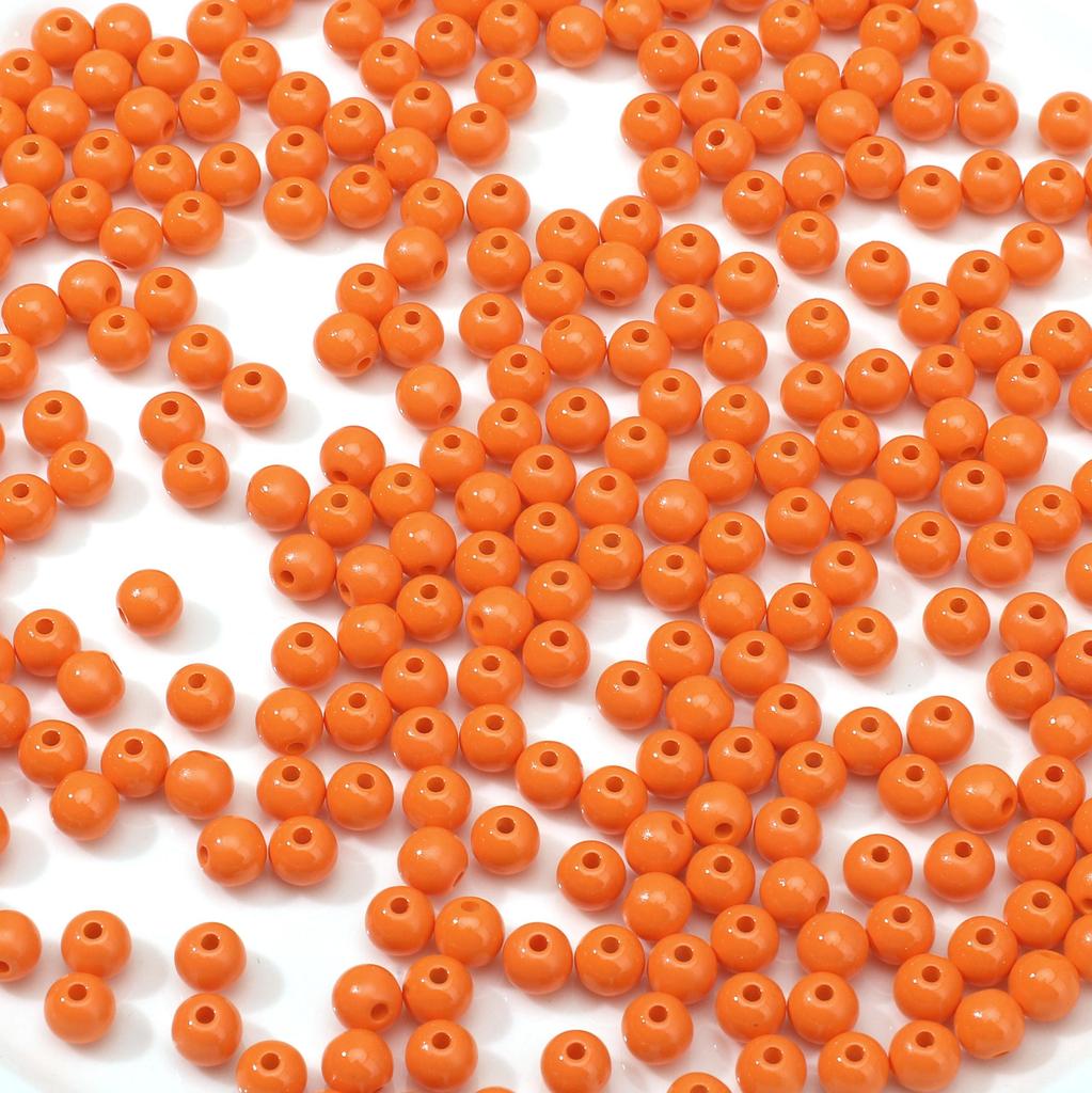 10Pcs Acrylic Beads Fantasy Color Ball Charms for DIY Necklace Bracelet Earring Jewelry Making