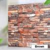 Selbstklebende Tapete Steric wasserdichte Schaumwand 3D Ziegel Wand Panel Aufkleber schmücken Haus Wohnzimmer