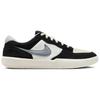 Nike SB Force 58 Tessuto, Pelle Scamosciata di Vacchetta Scarpe da Skateboard Unisex Nero Bianco Grigio DV5477-012
