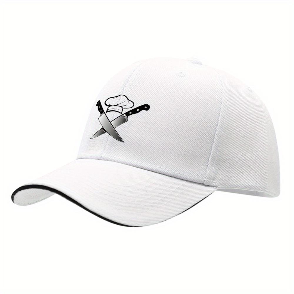 Перекрещенные Кухонные Ножи Поварской Колпак Бейсболка Полиэстер Уличный Повседневный Регулируемая Snapback One Size
