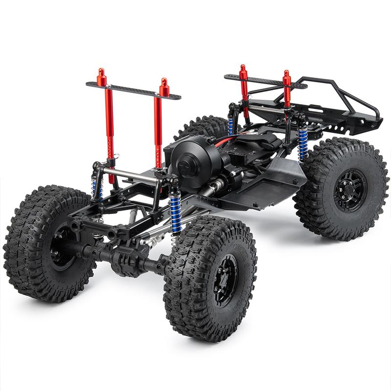 YEAHRUN RC Car Body Post Mounts Metal Alloy Front and Rear Shell Column for Axial SCX10 II 90046 1/10 RC Crawler Car Parts