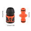 3 Pièces Connecteur de Tuyau à Connexion Rapide Adaptateur de Tuyau d'Eau Accessoires de Jardinage Tuyau 1/2 pour Jardinage Domestique