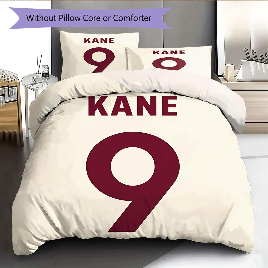 Kane9 Pattern Bedding Home Decoration Birthday Gift (1 * duvet cover + 2 * pillowcase, without core),fan merchandise.