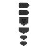 Dust Plug Game Consoles Host Silicone Dust Protectors for NS2 LAN Type-C USB Dustproof Plug Black