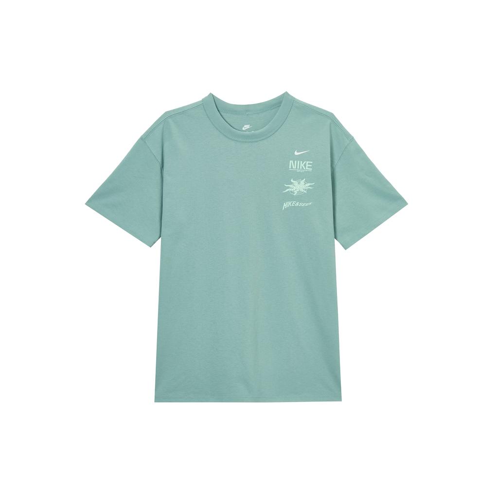 Nike T Shirts Men's Light Green Crew Neck Moderate IH8659-017-