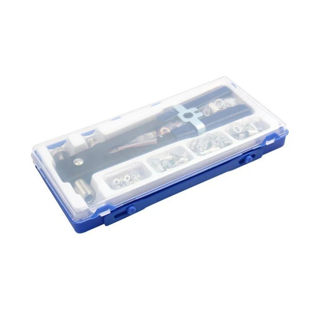 86Pcs with Metric Nuts Assortment Blind Hand Riveter Threaded Insert Rivet Tool  Home Furnishings