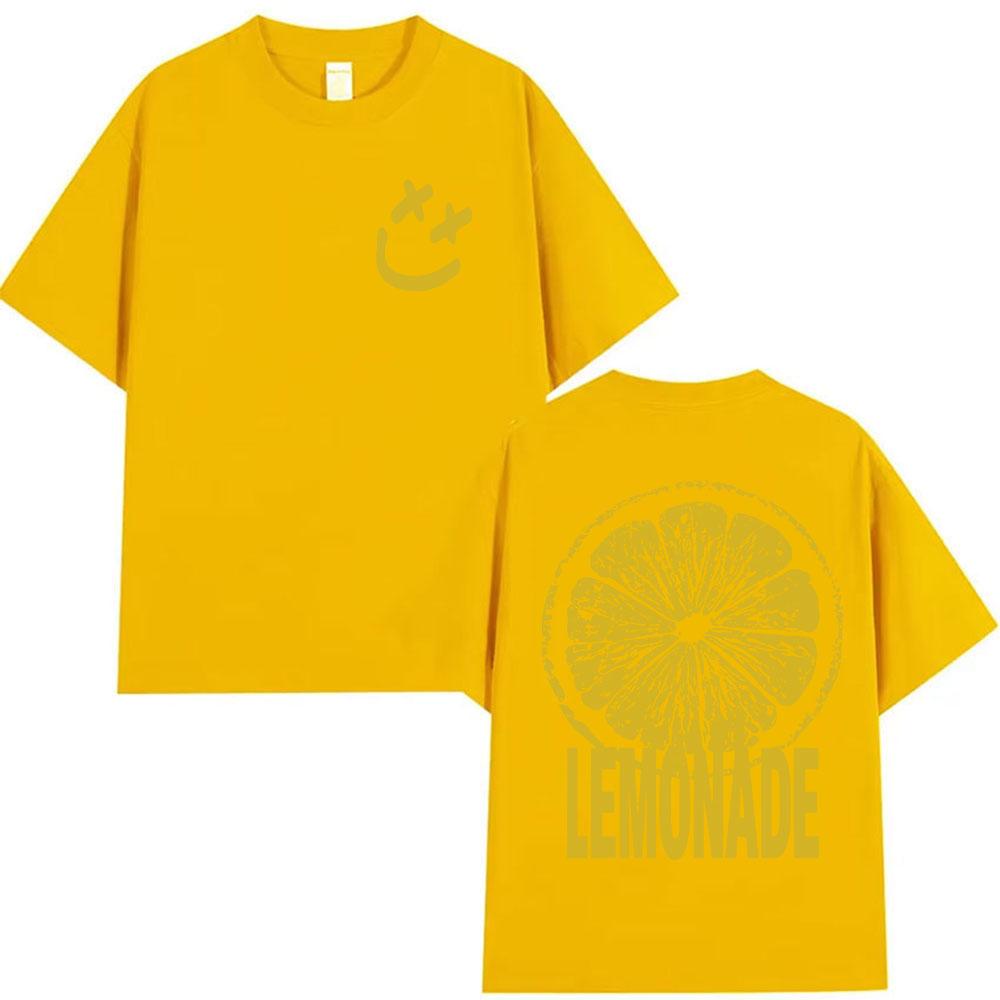 2025 Summer Louis Tomlinson Lemonade Tour T Shirt Men Women Harajuku Fashion Vintage T-shirts Casual Cotton Short Sleeve T-shirt