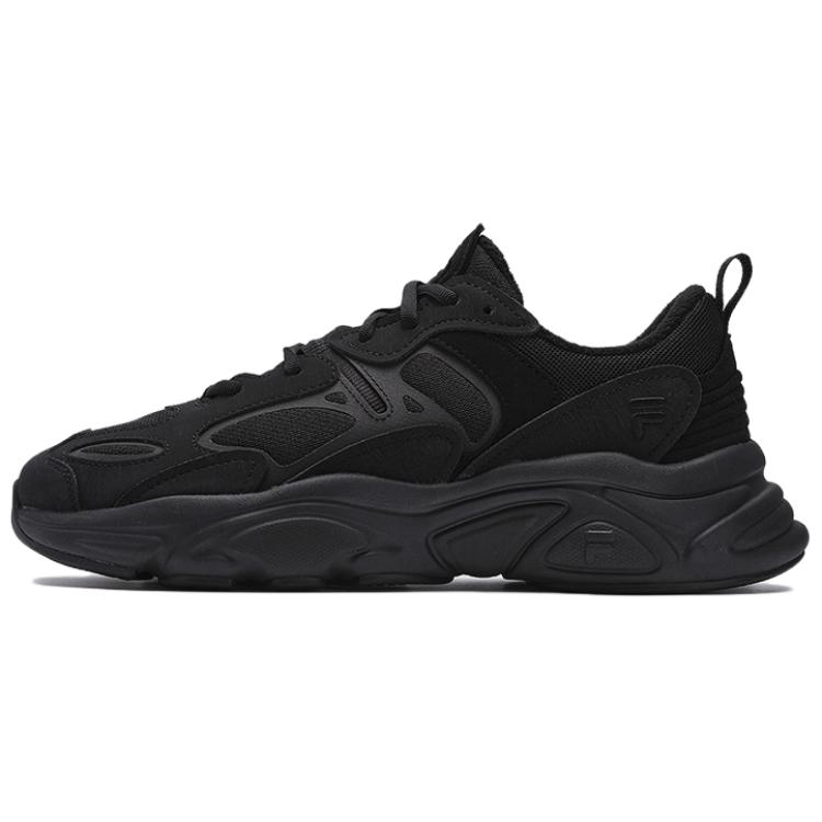 Fila Mars 2 Удобные Универсальные Флисовые Низкие Кроссовки для Бега Мужские кроссовки Черные F12M442124FBK