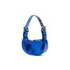 By Far Soho 19 Metal Buckle Textured Goat Leather Mini Handbag Women handbag Blue 23CRMNSSBUFLGSMA
