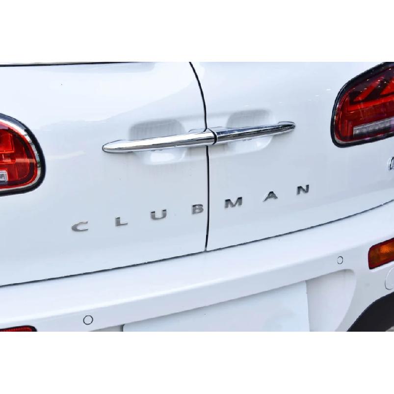 3d ABS Black Car Letters Clubman Logo Trunk Emblem Badge Decal For Cooper S F54 R55 R 55 JCW Clubman Sticker Accessories