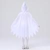 [Yolrky] Halloween Costume for Kids, Cloak, Ghost, Ghost Costume, Ghost Skeleton Cosplay Costume (S)