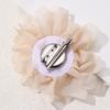 Camellia Shape Brooch Flower Theme Clothes Chiffon Breastpin for Loved Ones