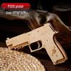 Wooden Desert Eagle 3D Puzzle Model - Rubber Band Gun Building Blocks Educational Toy