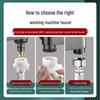 Denwoke Stainless Steel Dual-Outlet Washing Machine Faucet