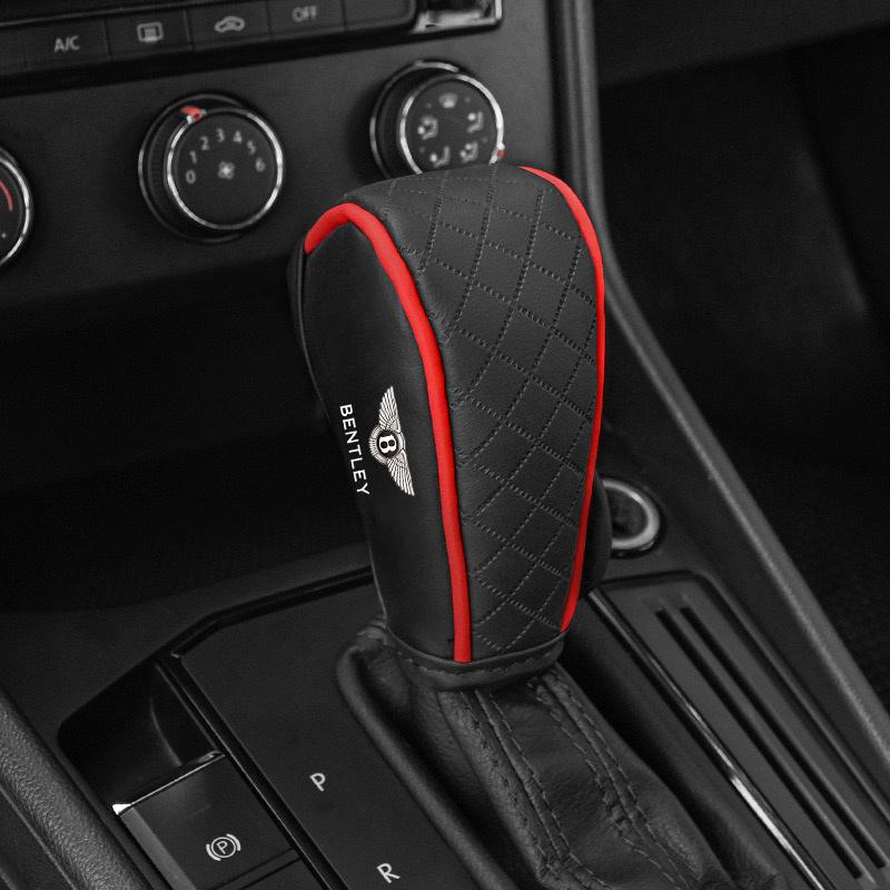 

Anti-slip Grip Cover Accessories Car Manual Gear Shift Knob Cover for New Bentley Flying Spur Continental GT Bentayga Mulsanne