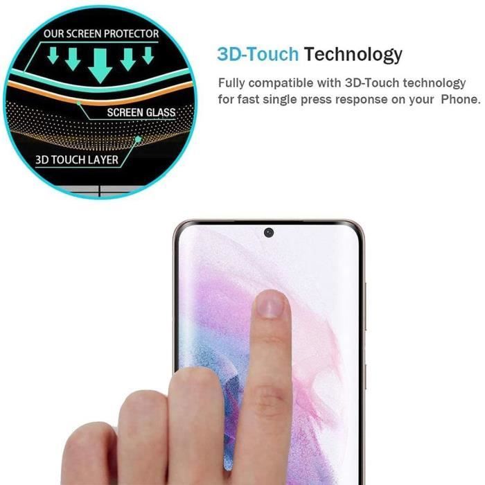 Verre Trempé - BOOLING - Samsung Galaxy S23 - Lot de 3 - Résistant aux Rayures - 9H