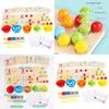 Wooden Multifunctional Arithmetic Clip Bead Learning Board Kid Puzzle Toy Set For Cognitive Development