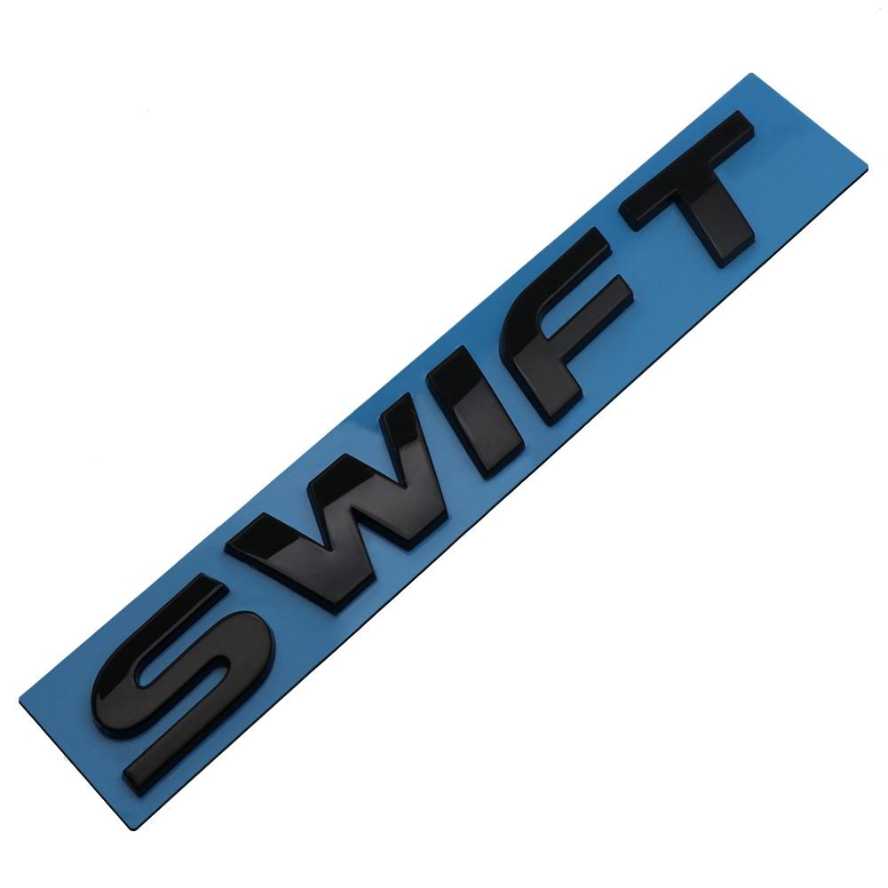 Tail Letters Badge ABS Logo Car Rear Trunk for SUZUKI Swift Emblem Stickers Auto Body Refit Decal Modification Accessories