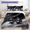 Elegant Bow Pattern Bedding Uilt Set Uilt Cover Pillowcase Home Decoration Birthday Gift (1 * Duvet Cover + 2 * Pillowcase Without Core)