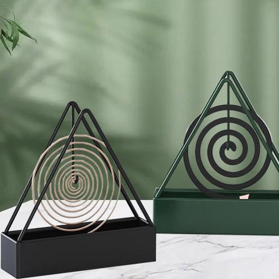 Iron Mosquito Coil Holder Wall-mounted Function Use Safe Easy To Lay-flat Mosquito Coil Stand