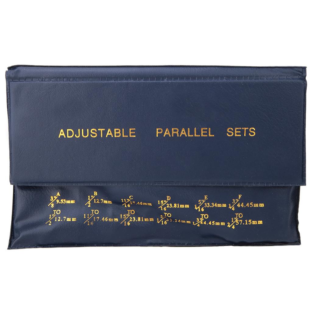 6 Pcs Steel Adjustable Parallel Block Set 3 8 2 1 4in Adjustment Range for Accurate Measurement