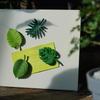 Creative Turtle Leaf Refrigerator Sticker Kitchen Personalized Design Home Fun Decoration Magnet Refrigerator Message Sticker