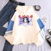 Kochou Shinobu Manga Graphic Hoodies Demon Slayer Anime Hoodie Fall Long Sleeves Fleece Loose Sweatshirt For Men Women Clothing