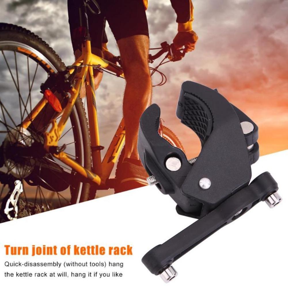 Bike Bicycle Water Bottle Cage Holder Clamp Clip Handlebar Bracket Cycling Mount Connector Water Cup Kettle Rack Clamp Adapter