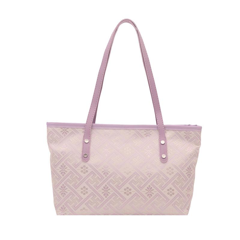 

Large Capacity Tote Bag Fashion Trend Women s Shoulder Bag Commuter Versatile Student Class Handbag Women фіолетовий
