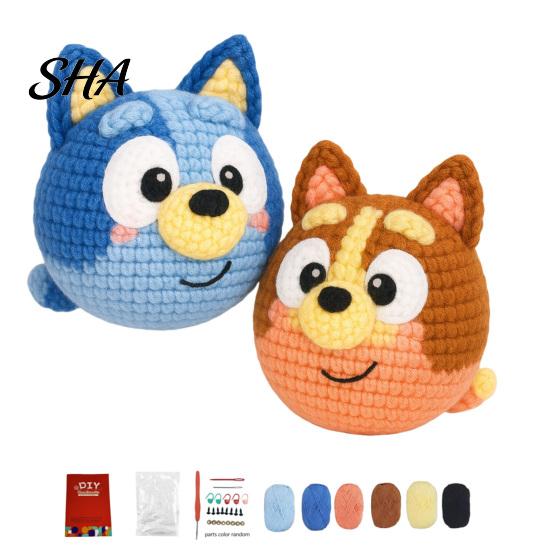 Crochet Dog Doll Kit Puppy Kit, Beginners DIY Animal Cute Toy Craft for Adults Stress Relief, Handmade Gift 1pc