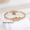 High-End Titanium Steel Women's Bracelets with Diamonds - Fashionable European & American Design, Non-Fading, Niche Style