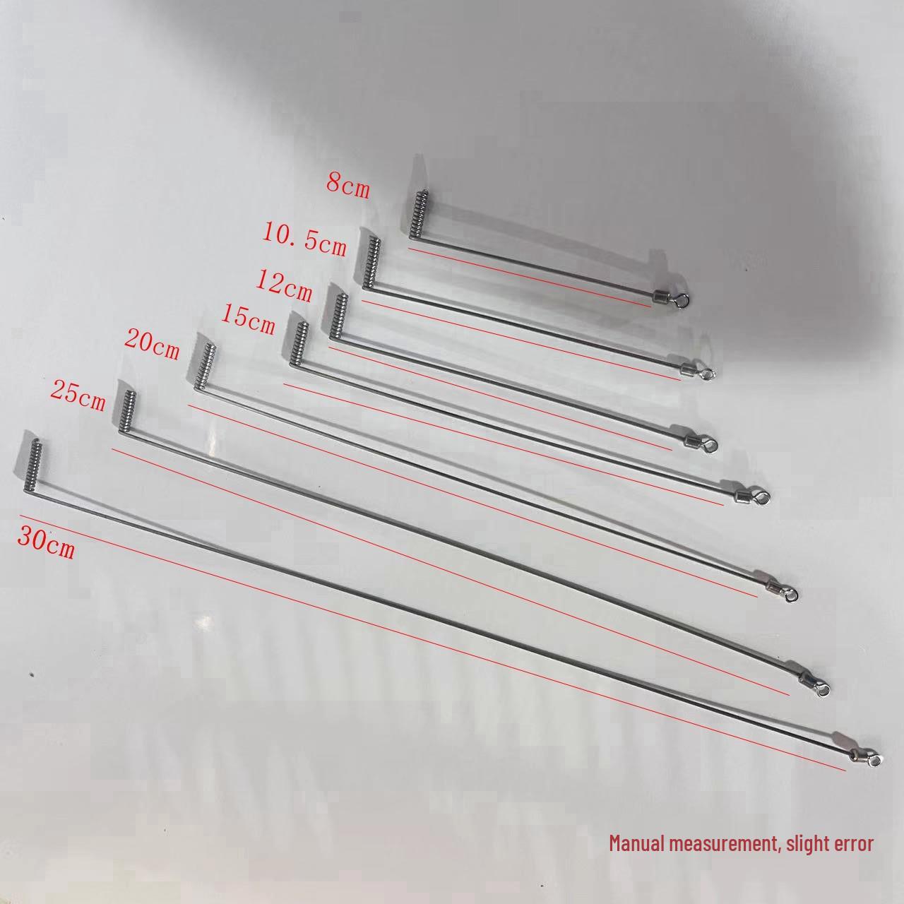 Stainless Steel L-Shaped Swivel Bracket Fishing Line Rig with Single Blade Balance Bar for Sea and Boat Fishing. L-shaped Balance Bar 80mm