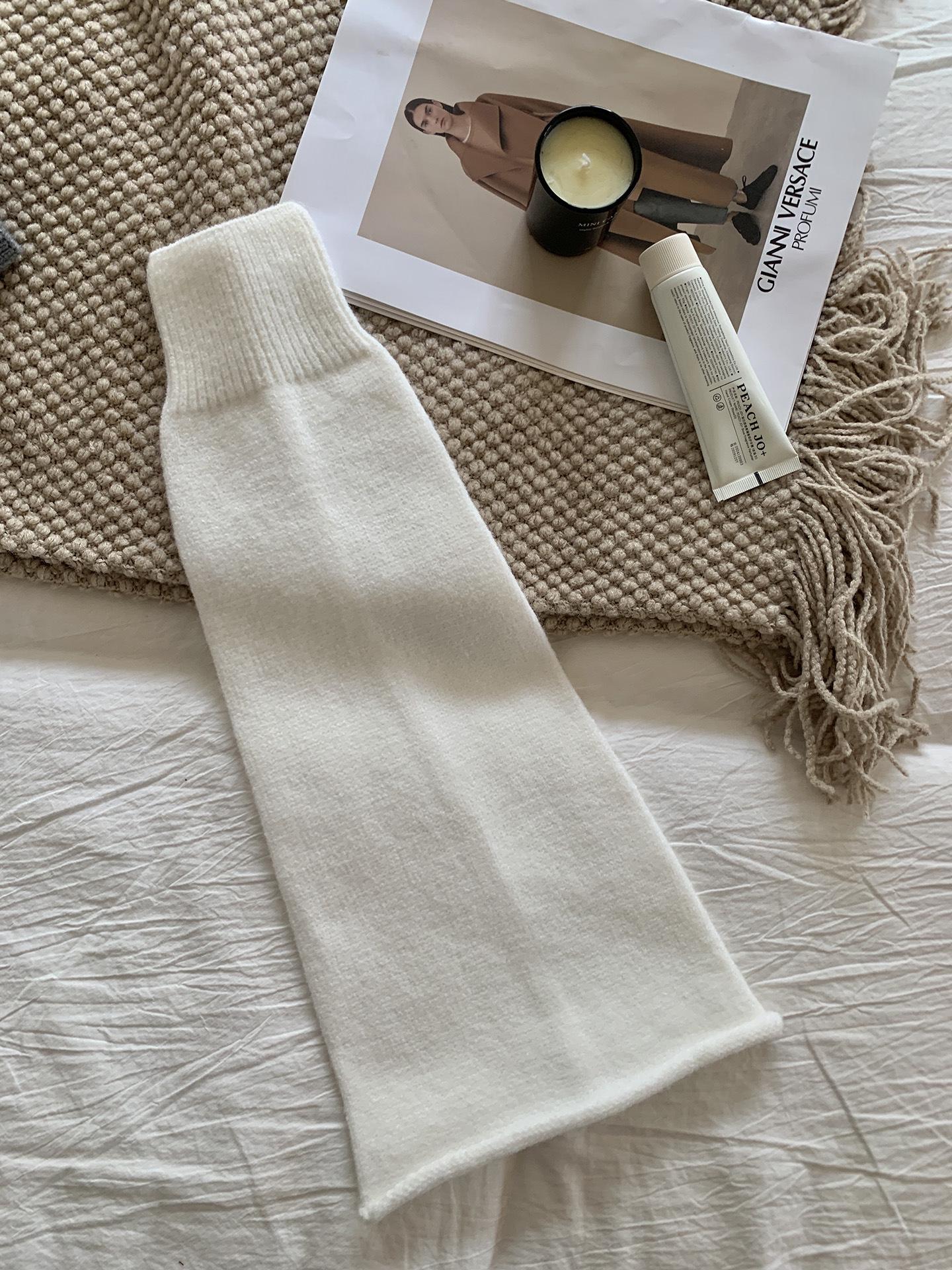 

Женские Y2K в японском школьном стиле, толстые носки и гетры из искусственного кашемира с широким раструбом. One Size белый