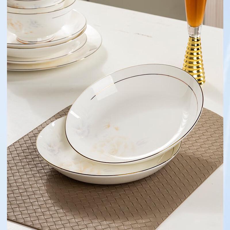 Керамическая пиала для риса в китайском стиле, легкая роскошь, Цзиндэчжэнь