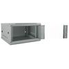 Network Cabinet with Storage Gray 53 x 60 x 30 cm Steel