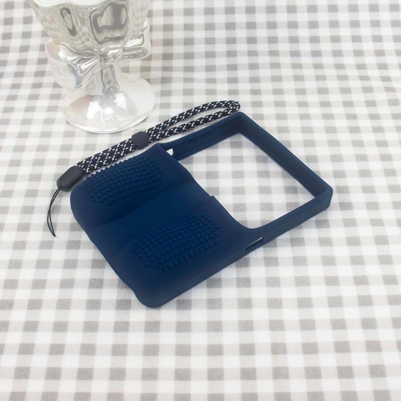 Handheld Game Device Silicone Case, Full-Cover Shell with Control Openings, Rear Grip Texture, Wrist Chain for R36MAX2