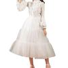 Fashion Lolita Petticoat Without Hoop Cosplay Ball Gown Petticoats White Breathable Wedding Petticoats Party Dress