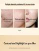 GECOMO Press-Type Concealer Pen: Covers Dark Circles, Acne Scars, Blemishes & Brightens Tear Troughs with Liquid Cream