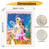 Disney Aladdin Jasmine DIY Oil Painting Art Painting Kit Home Wall Decor Handmade Gift for Romantic Couple Painting Lovers Art Project