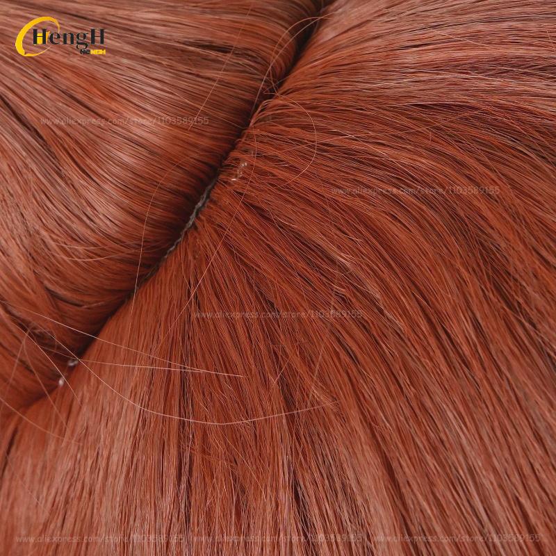 Anime Chainsmoker Cat Aruko Sakai Long 80cm Orange Brown Cosplay Anime Wig Heat Resistant Hair Halloween Party Wigs