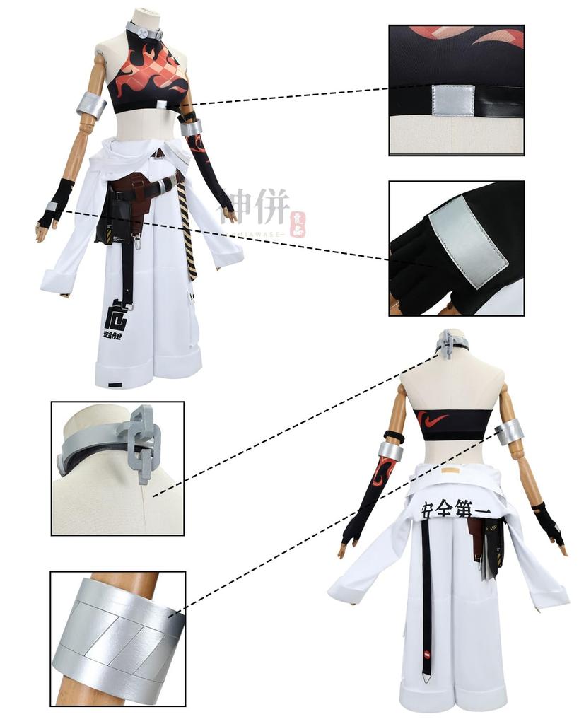 Koleda Belobog Cosplay Costume with President Adult School Stage Outfit Belobog Wig Size [Excellent Quality] Wig, Zenzero, Costume, Festival, Event,