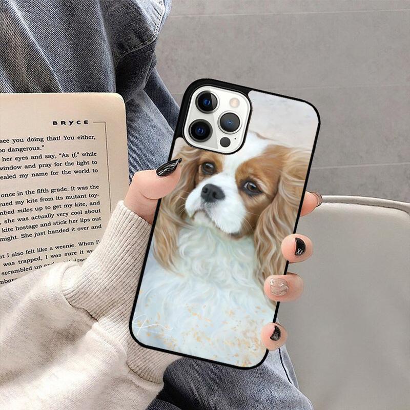 Cavalier King Charles Spaniel Dog Phone Case Cover For iPhone 17 Air 16 15 14 Plus 11 12 13 Pro  Max Coque Cover Shell