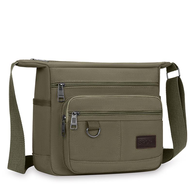 Herren Canvas Umhänge- und Schultertasche - Lässige Reise Messenger und Rucksack